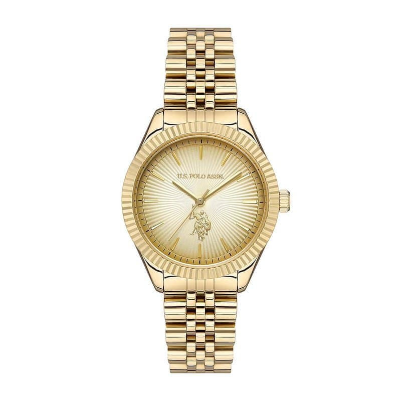 US Polo Women's Watch 34mm - USPA2045-06 (Gold Tone) 1