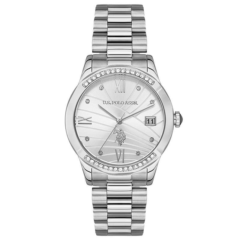 US Polo Women's Watch 36mm - USPA2059-02 (Silver Tone) 1