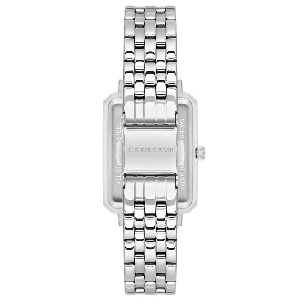 US Polo Women's Watch 23.2x36.3mm - USPA2082-01 (Silver Tone) 4