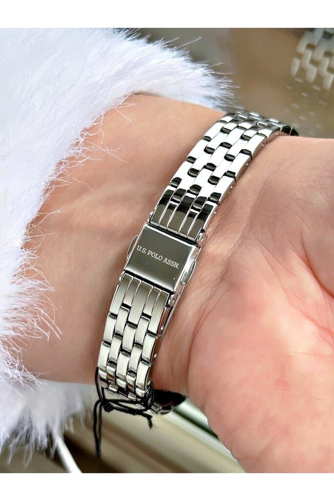 US Polo Women's Watch 23.2x36.3mm - USPA2082-01 (Silver Tone) 6