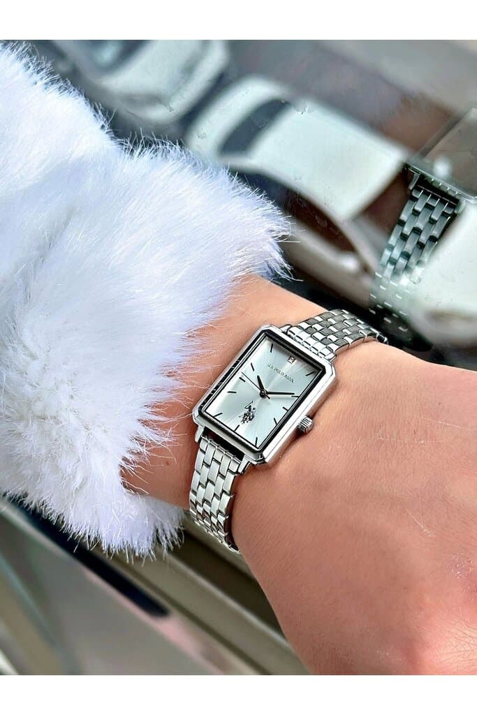US Polo Women's Watch 23.2x36.3mm - USPA2082-01 (Silver Tone) 3