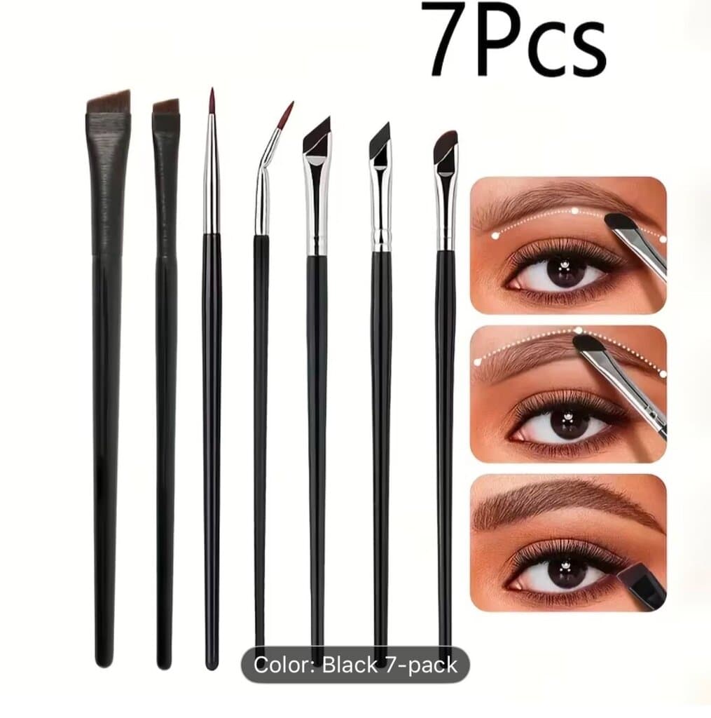 7-piece precision eye makeup brush set 1