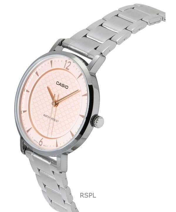 Casio Women's Watch 34mm - LTP-VT04D-4A (Peach) 5