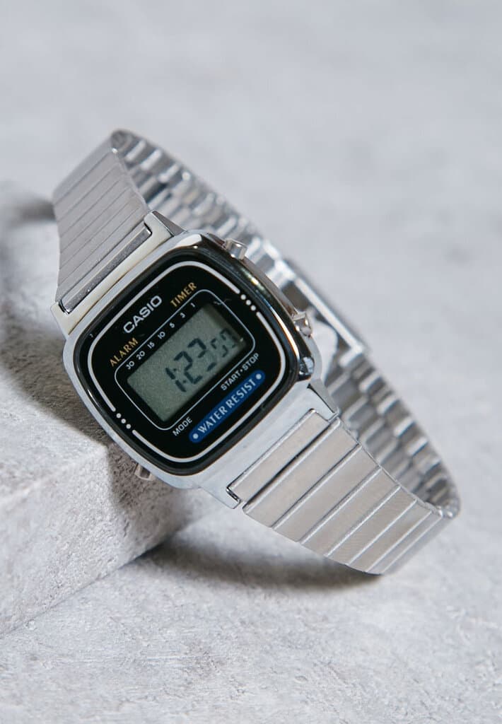 Casio Women's Digital Watch 30.3mm - LA670WA-1DF (Silver) 3