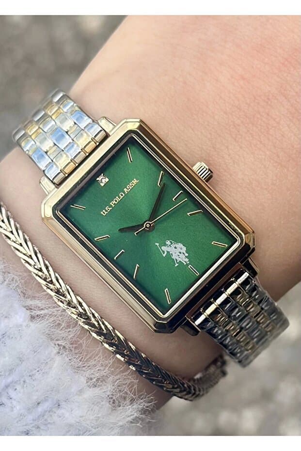 US Polo Women's Watch 23.2x36.3mm - USPA2082-04 (Green) 2
