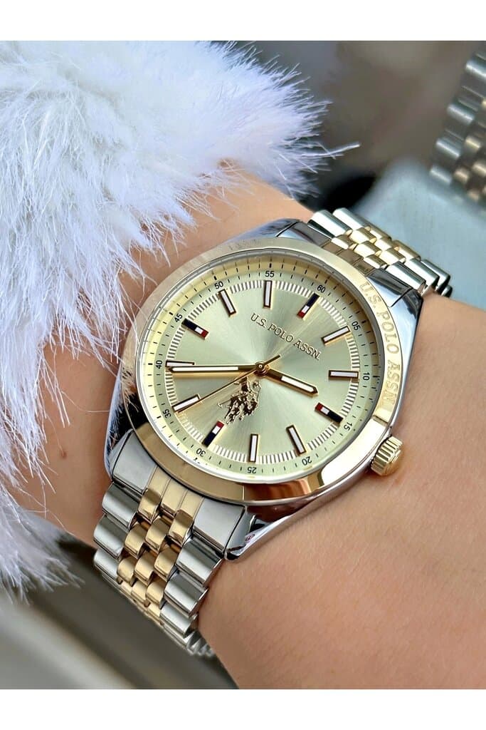 US Polo Women's Watch 37mm - USPA2041-07 (Gold) 4