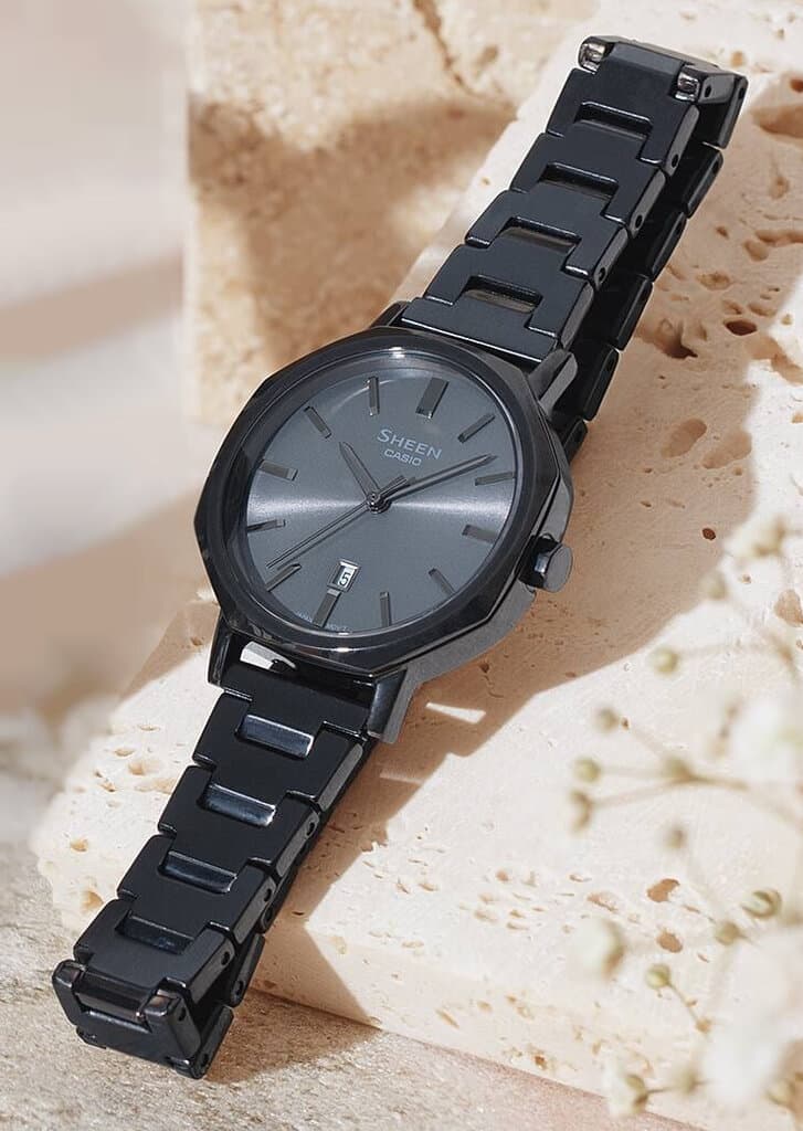 Casio Sheen Women's Watch 37mm - SHE-4554BD-8AUDF (Black) 2