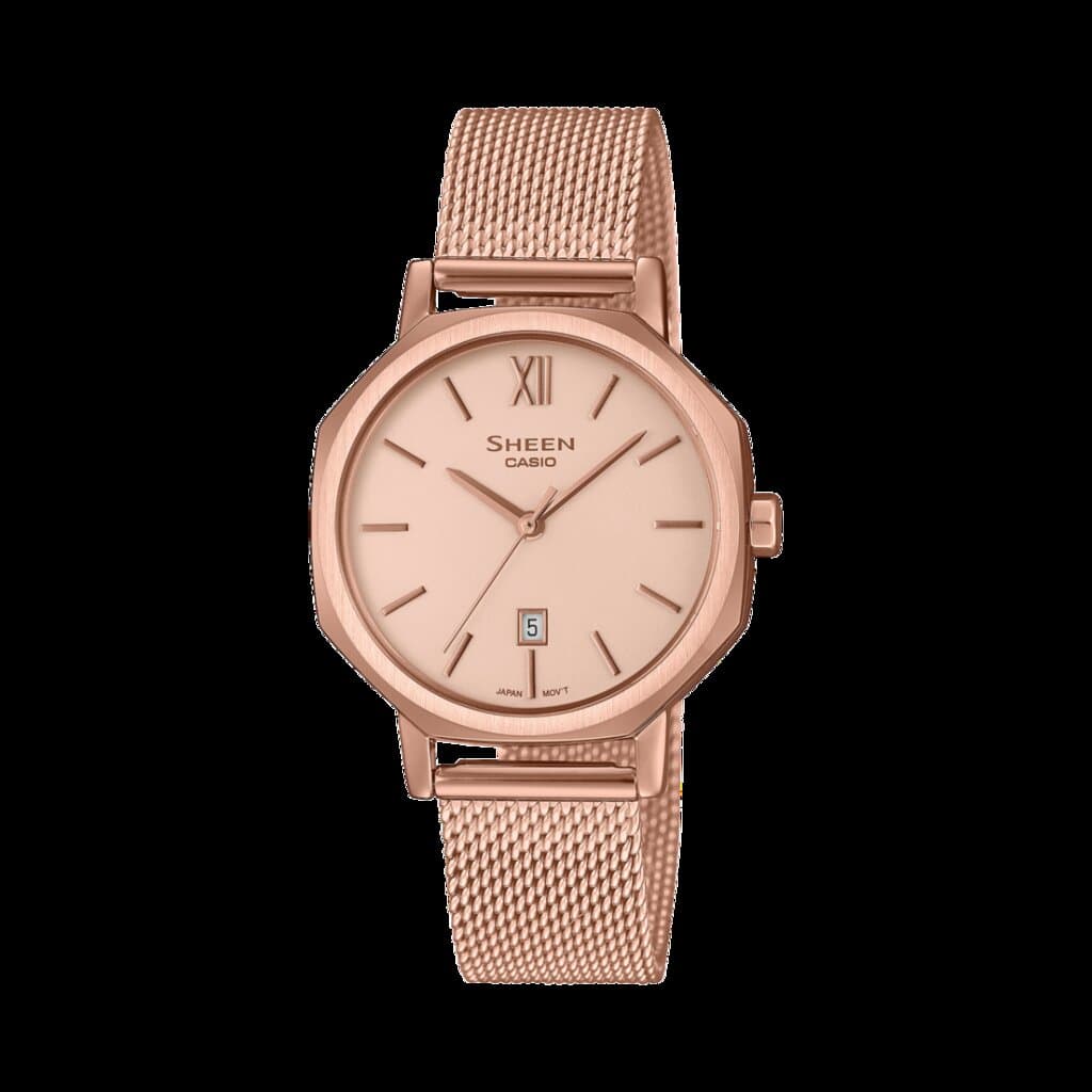 Casio Sheen Women's Watch 37mm - SHE-4554PGM-4AUDF (Pink Gold) 1