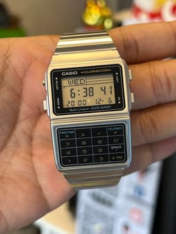 Casio Men's Calculator Watch 46.5mm - DBC-611-1DF (Silver) — photo 3