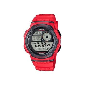 Casio Men's Digital Watch 45mm - AE-1000W-4AVDF (Red)