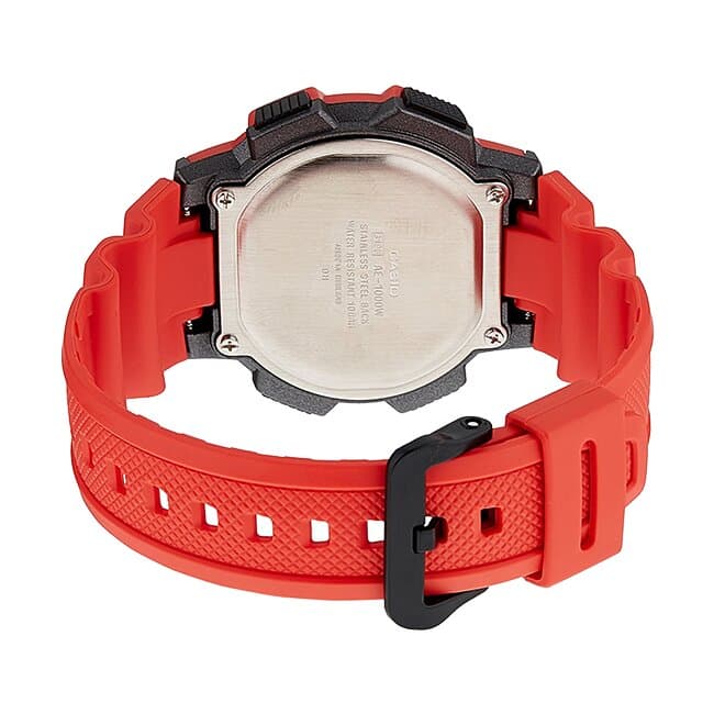 Casio Men's Digital Watch 45mm - AE-1000W-4AVDF (Red) — photo 4