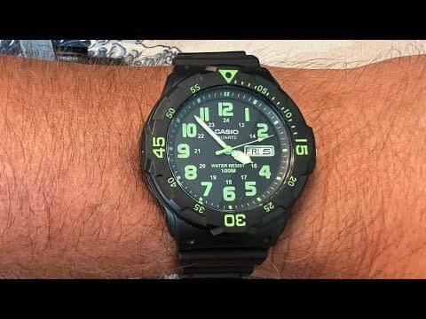 Casio Men's Watch 44.6mm - MRW-200H-3BVDF (Green) — photo 3