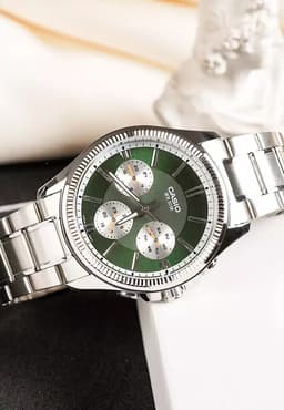 Casio Men's Watch 48.5mm - MTP-1375D-3AVDF (Green) — photo 3