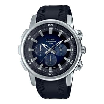 ساعة كاسيو كرونوغراف للرجال 44mm - MTP-E505-2AVDF (أزرق)