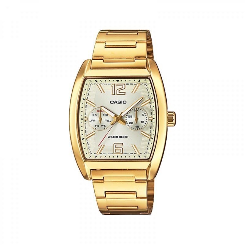 Casio Men's Chronograph Watch 44.2mm - MTP-E302G-9ADF (Gold)
