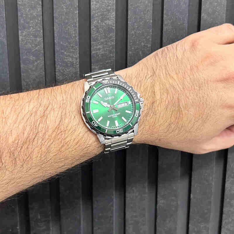 Casio Men's Watch 46.5mm - MTD-125D-3AVDF (Green) 2