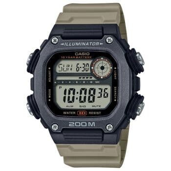 ساعة كاسيو الرقمية للرجال 50.4mm - DW-291HX-5AVDF (راتنج)