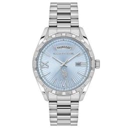 Silver/Light Blue