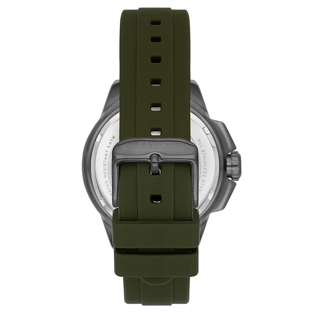 US Polo Men's Watch 43mm - USPA1066-04 (Gray) — photo 2