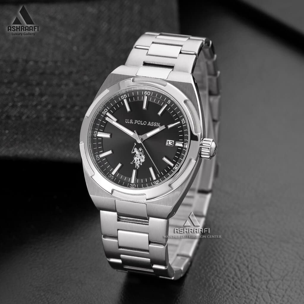 ساعة يو إس بولو للرجال ٤٢ملم - USPA1090-04 (أسود) — photo 6