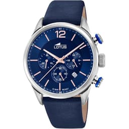 Lotus Men's Chronograph Watch 43mm - 18689/2 (Blue Leather) — photo 1