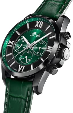 Lotus Men's Chronograph Watch 44mm - 18881/1 (Green Leather) — photo 2