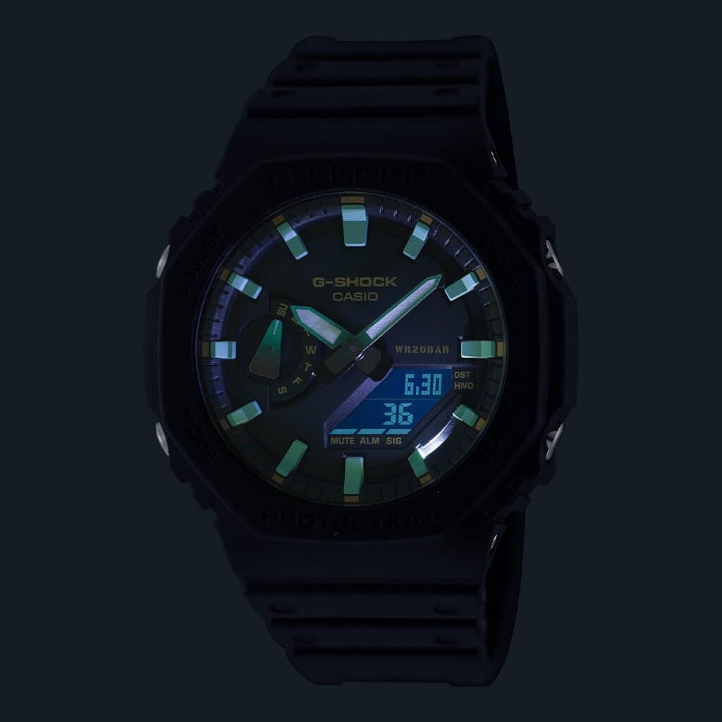Casio G-Shock Men's Watch 45.4mm - GA-2100RC-1ADR (Resin) 3