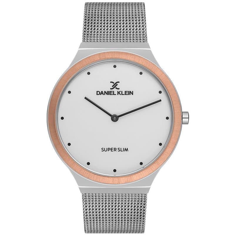 Daniel Klein Men's Watch 41mm - DK.1.13565-3 (White) 1
