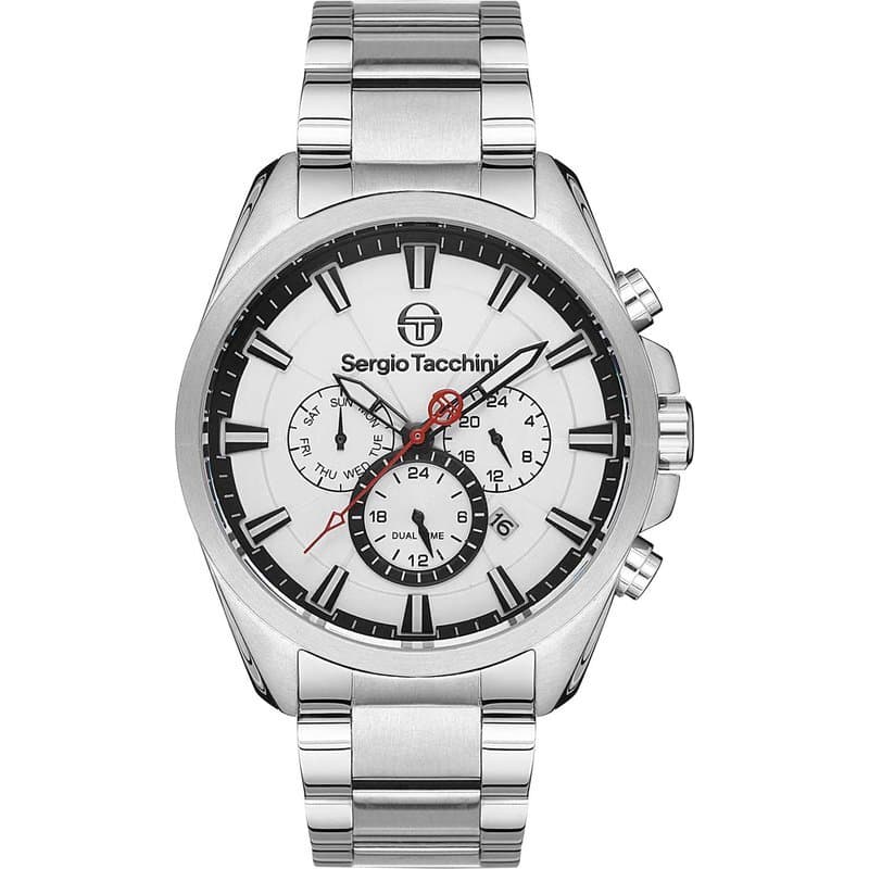 Sergio Tacchini Men's Watch 44mm - ST.1.10207-2 (Stainless Steel)