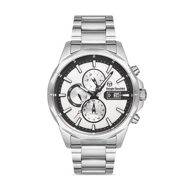 Sergio Tacchini Men's Watch 44mm - ST.1.10166-1 (Stainless Steel)