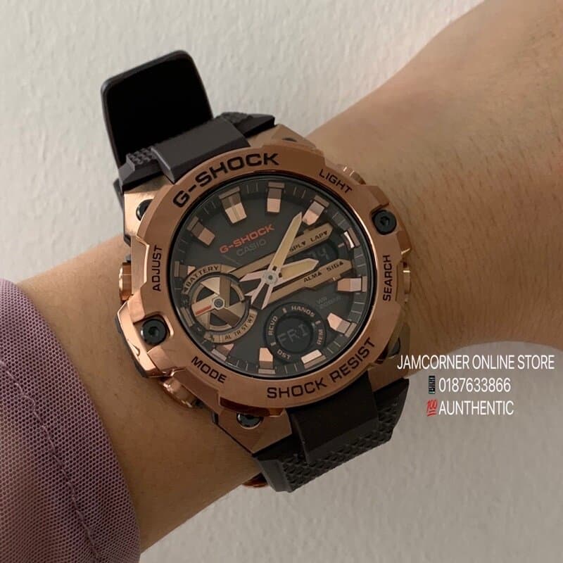 ساعة رجالية كاسيو جي-شوك 49.6mm - GST-B400MV-5ADR (راتنج) — photo 2