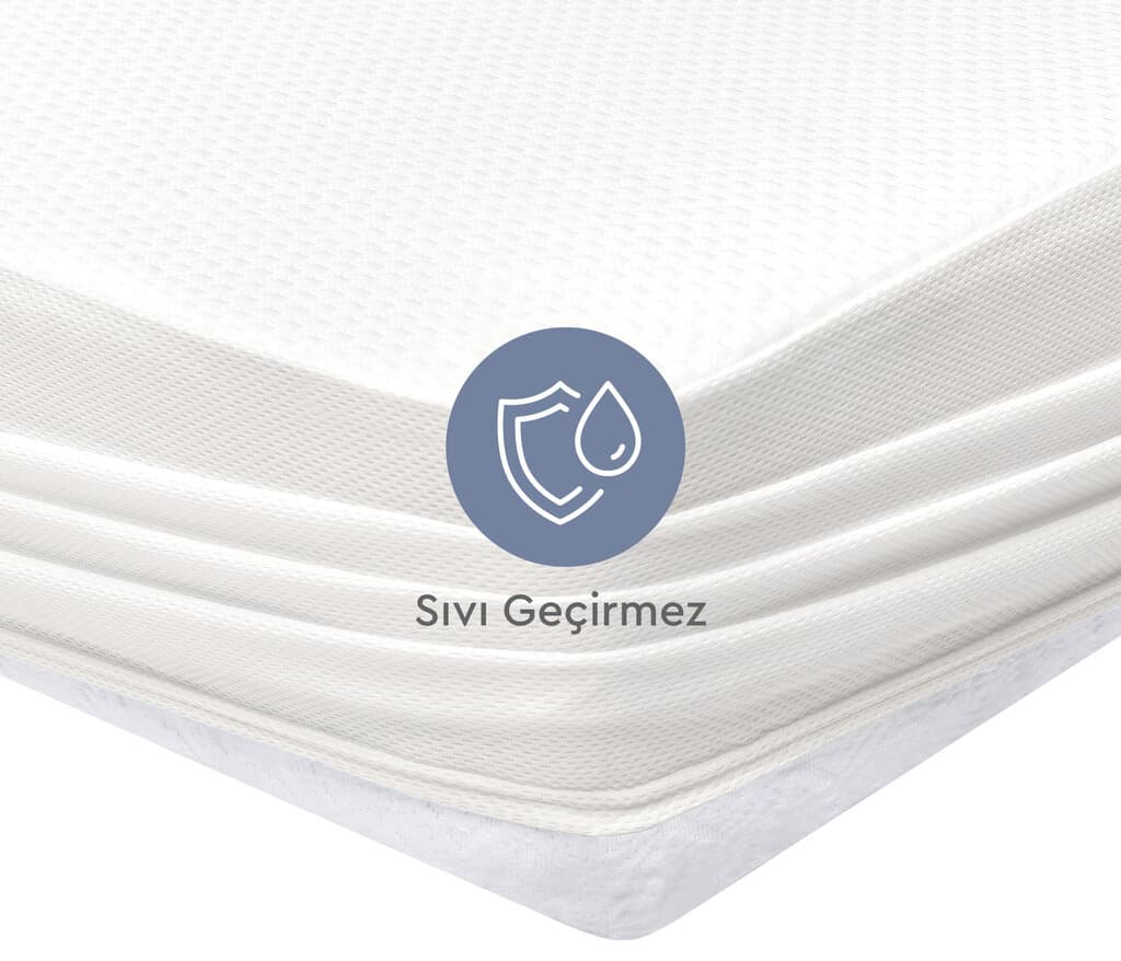Yataş Bedding Cool Mattress Protector - 100x200 cm (White) 3