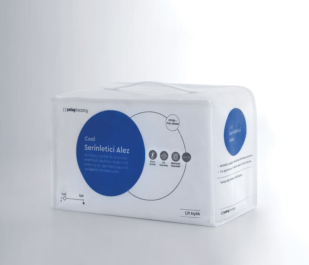 Yataş Bedding Cool Mattress Protector - 100x200 cm (White) 4