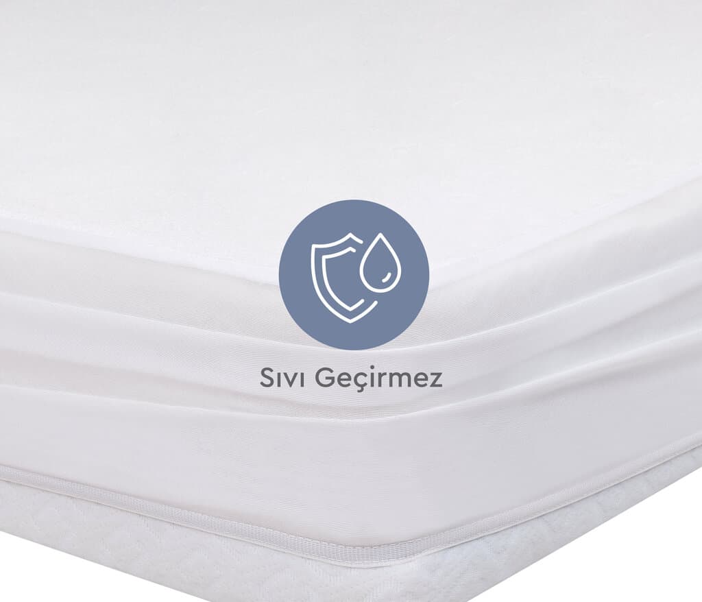 Yataş Bedding Bamboo Liquidproof Mattress Protector - 100x200 cm (White) 3
