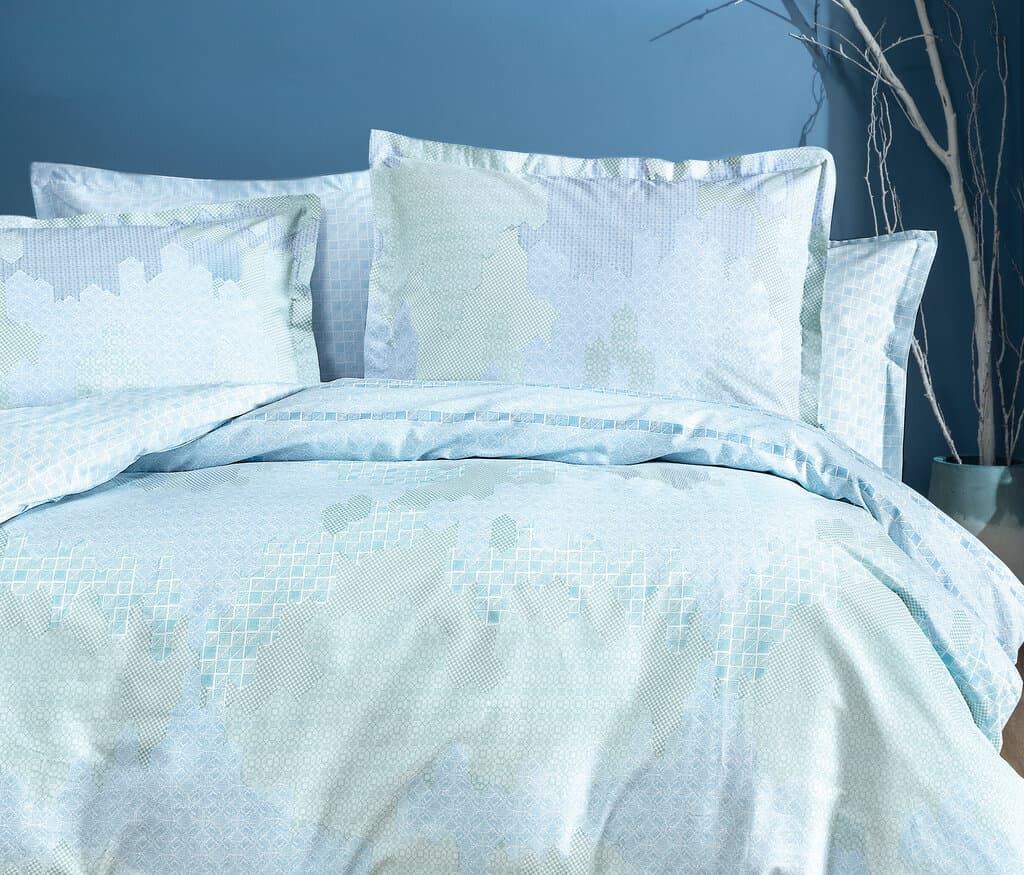 Yataş Bedding Dena - Queen Size 
1- Duvet Cover: 200 x 220 cm
2- Flat Sheet: 240 x 260 cm
3- Pillowcases: 50 x 70 cm (Includes 2 Pieces) (Blue) 1