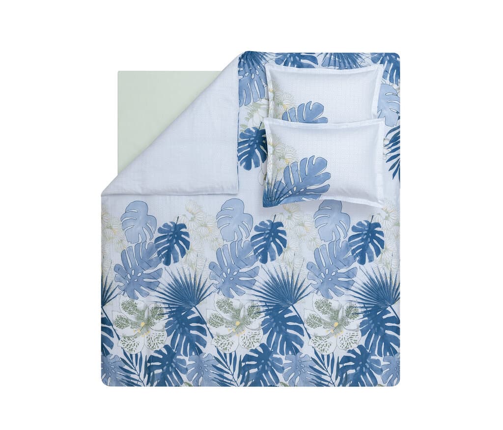 Yataş Bedding Corinna - Queen Size 
1- Duvet Cover: 200 x 220 cm
2- Flat Sheet: 240 x 260 cm
3- Pillowcases: 50 x 70 cm (Includes 2 Pieces) (Blue) 4