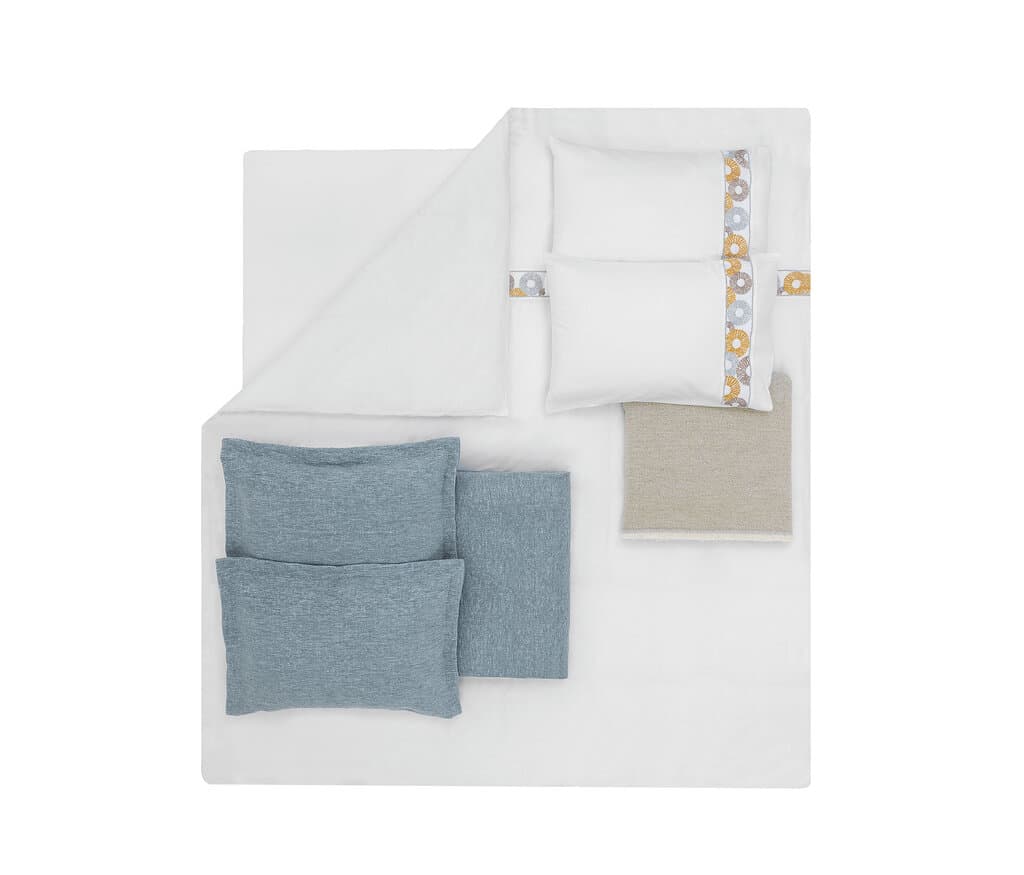 Yataş Bedding Meloni - King Size
1- Duvet Cover: 220x240 cm (1 piece)
2- Flat Sheet: 280x240 cm (1 piece)
3- Standard Pillowcases: 50x70 cm (2 pieces)
4- Bedspread: 230x240 cm (1 piece)
5- Bedspread P 3