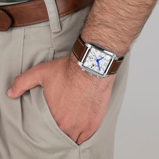Lotus Men's Chronograph Watch 37.5mm - 18851/1 (Brown Leather) — photo 2