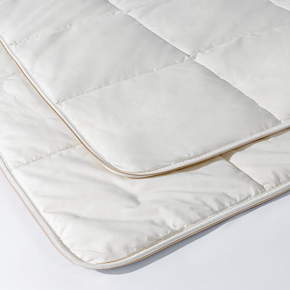 Yataş Bedding Sova Organic Cotton Quilt - 195x215 cm (White) 3