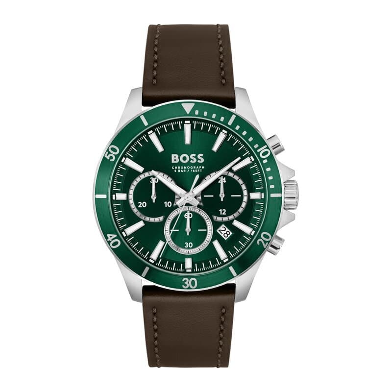 Boss Men's Watch 44mm - 1514098 (Green)