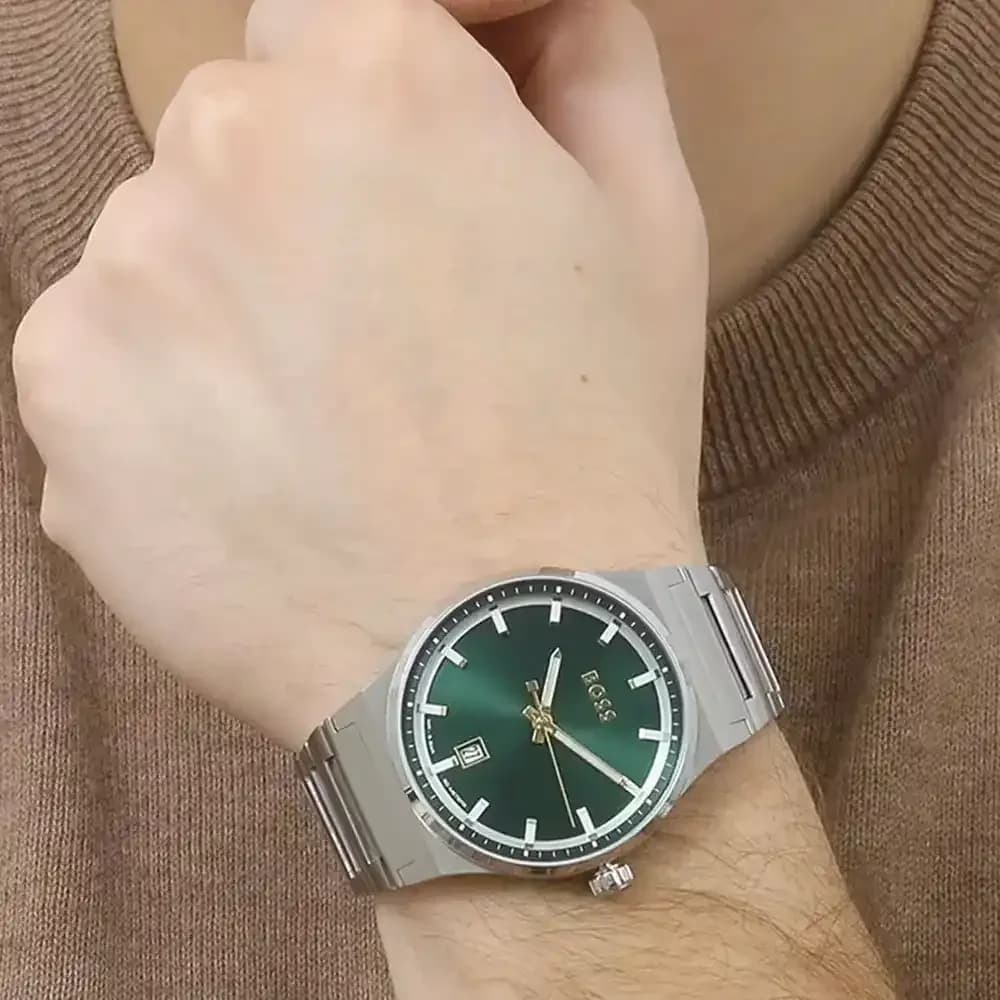 Boss Men's Watch 41mm - 1514079 (Green) 2