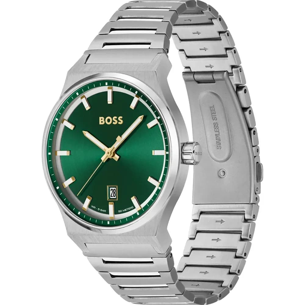 Boss Men's Watch 41mm - 1514079 (Green) 8
