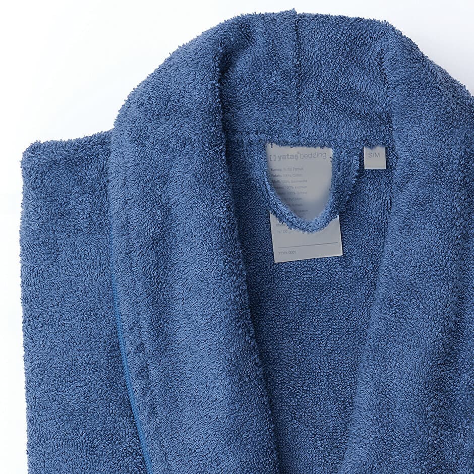 Yataş Bedding Bathrobe - (S/M) (Navy) 3