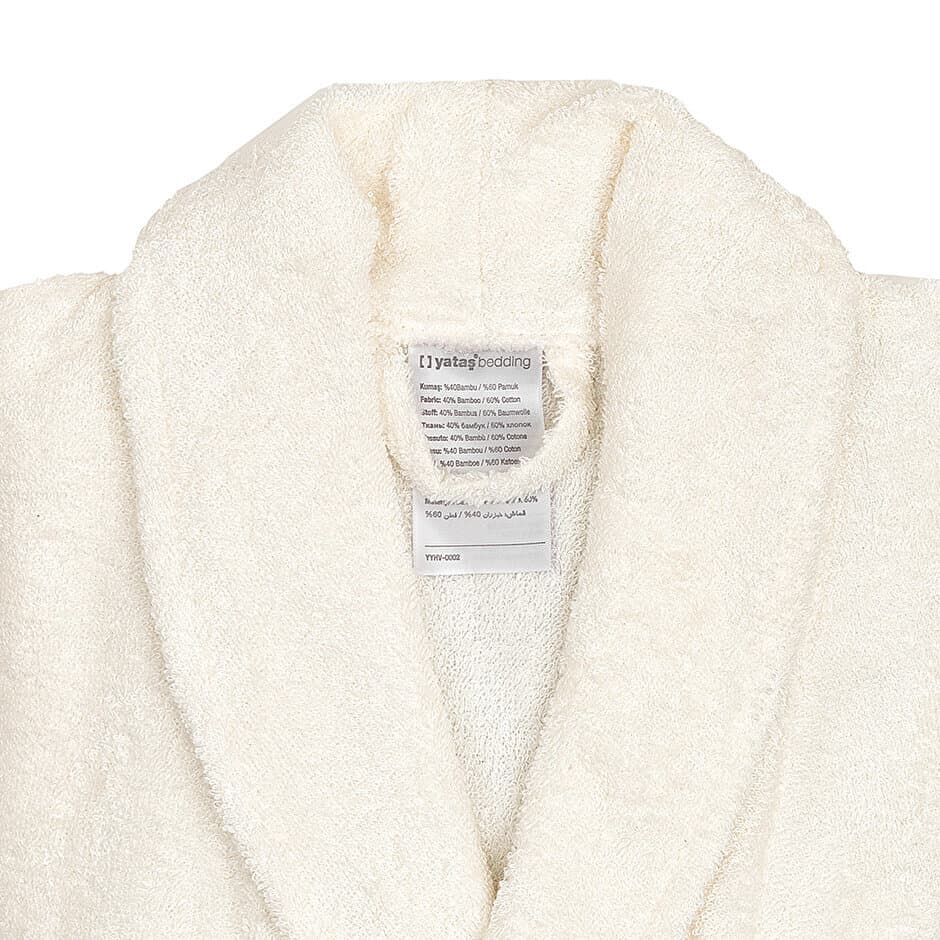 Yataş Bedding Bathrobe - (S/M) (Ecru) 2