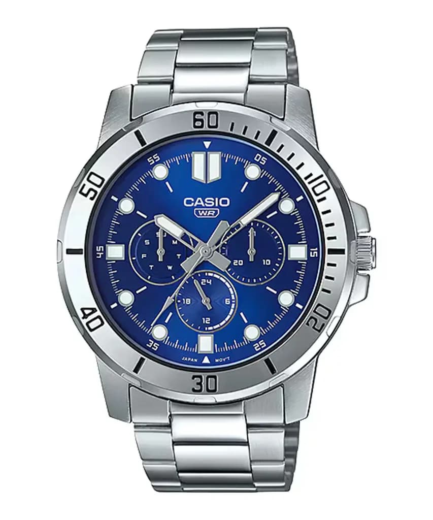 Casio Men's Watch 49mm - MTP-VD300D-2EUDF (Blue) 1