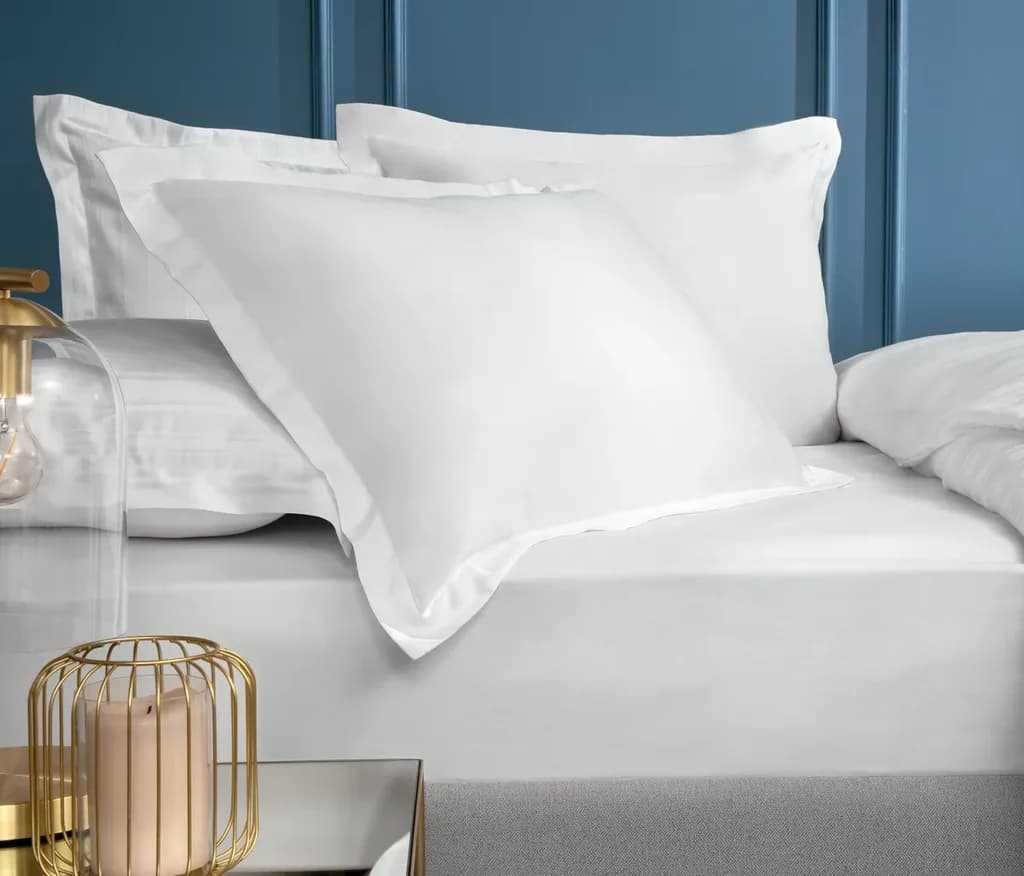 Yataş Bedding Maisy Bamboo Sateen Fitted Sheet - 160x200x36 cm (White) 2
