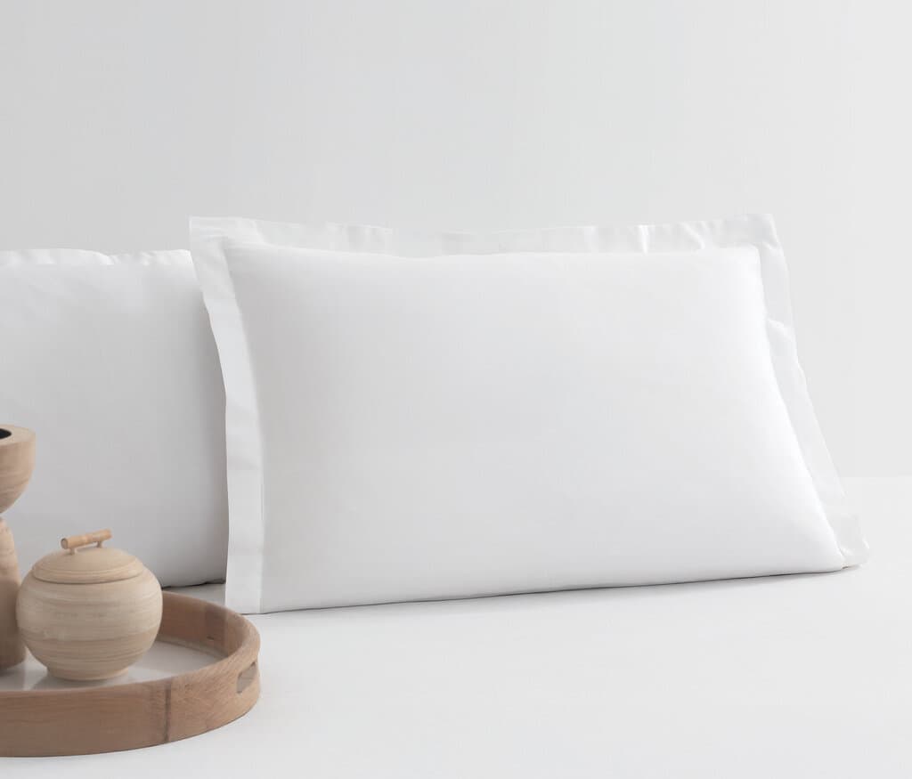 Yataş Bedding Nemty Volant Cotton Sateen Pillow Case - 50x70 cm (White) 2