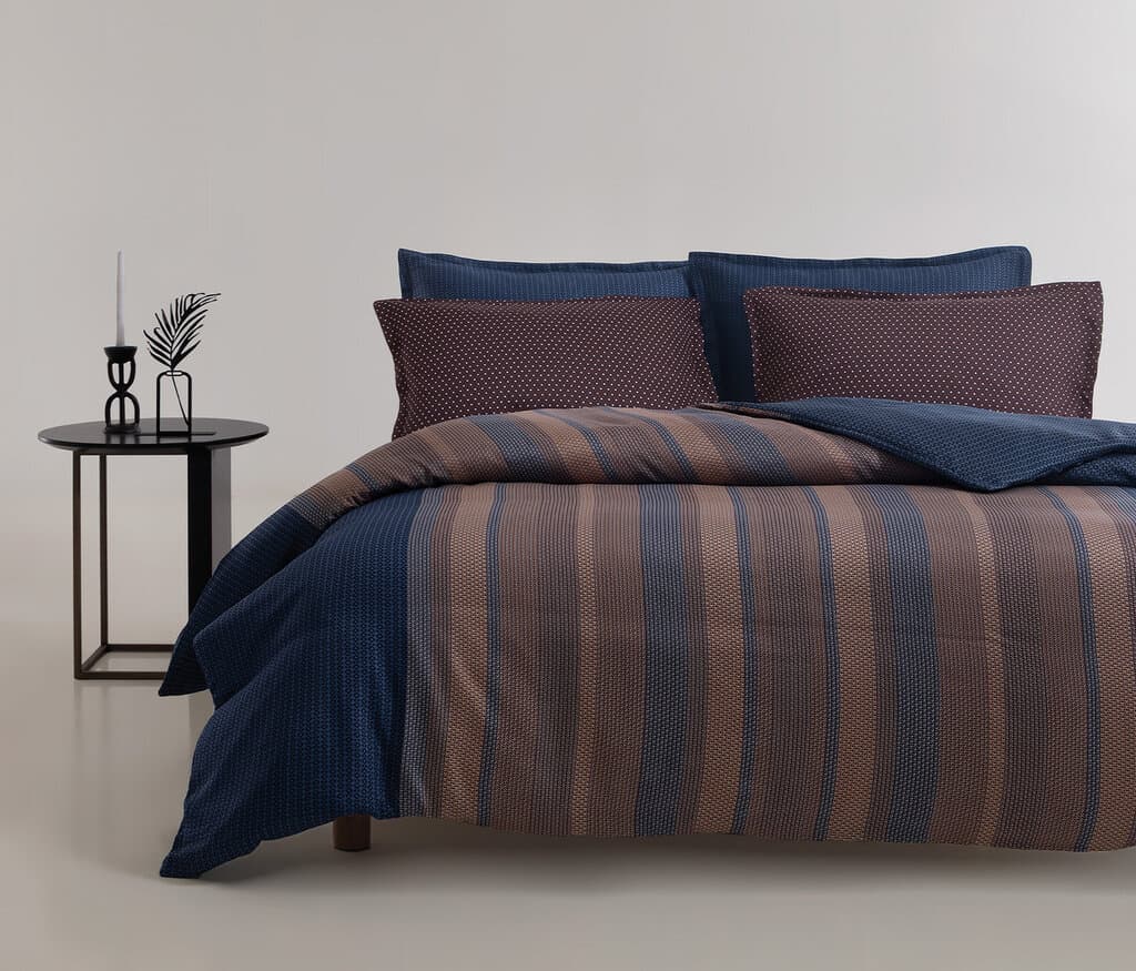 Yataş Bedding Kelt - King Size
1- Duvet Cover: 240x220 cm
2- Flat Sheet: 280x240 cm
3-Pillowcases: 50x70 cm (2 Pieces total) (Navy Blue) 2