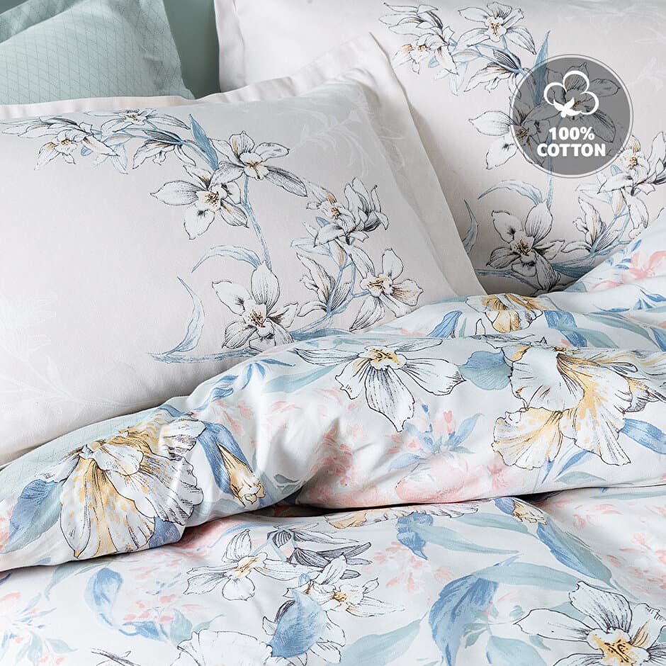 Yataş Bedding Madre - King Size
1- Duvet Cover: 240x220 cm (1 piece)
2- Flat Sheet: 280x240 cm (1 piece)
3- Pillowcases: 50x70 cm (2 pieces) (Beige) 3