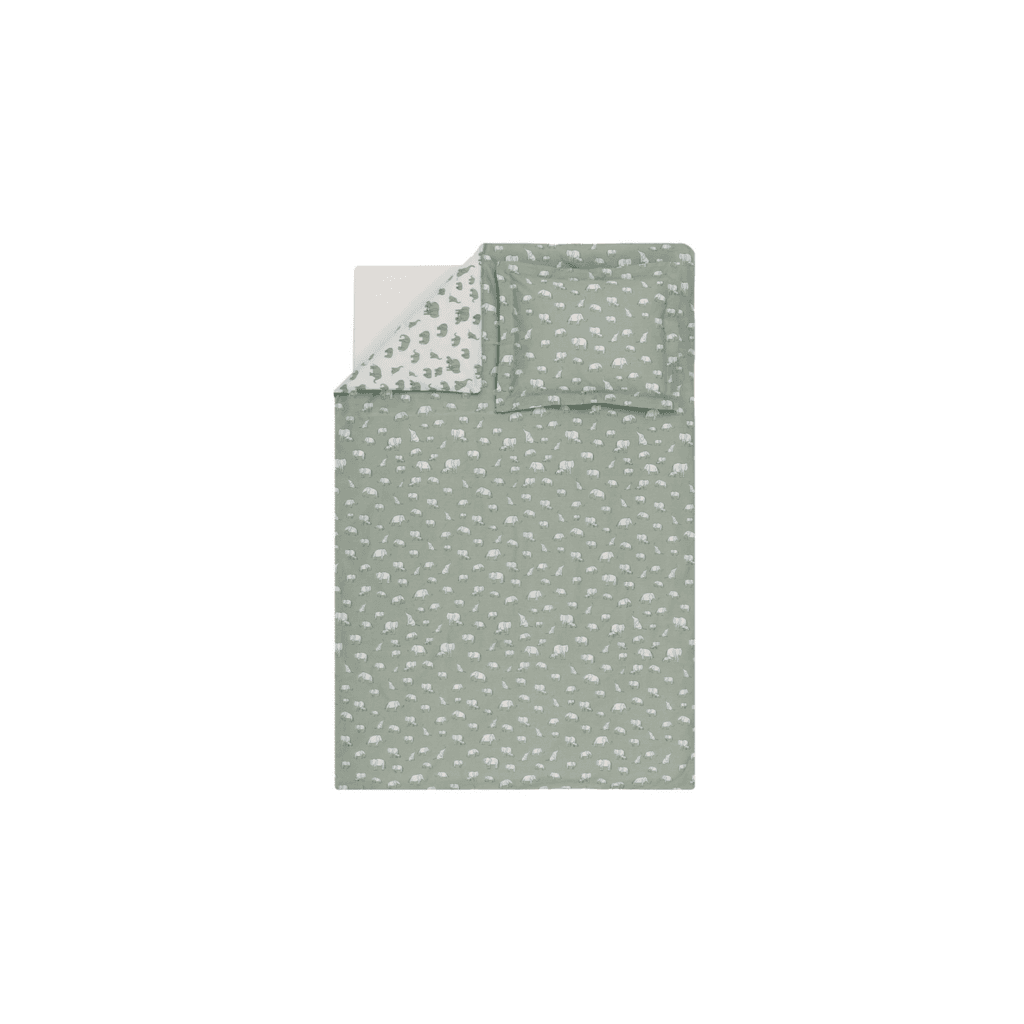 Yataş Bedding Baby Poovey Duvet Set - Sage Green - Duvet Cover: 100x150, Sheet: 120x190, Pillowcase: 35x45 cm (Sage Green) 2